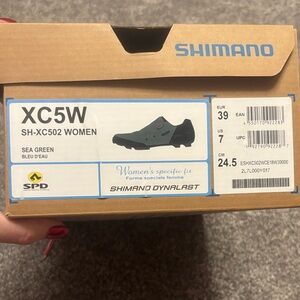 Shimano Women's XC5W Sea Green SPD Cycling Shoes